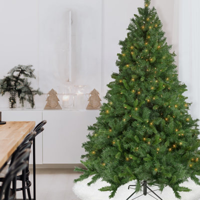 Arbre de Noël artificiel pin 7,5 pi pré-éclairé Chatham