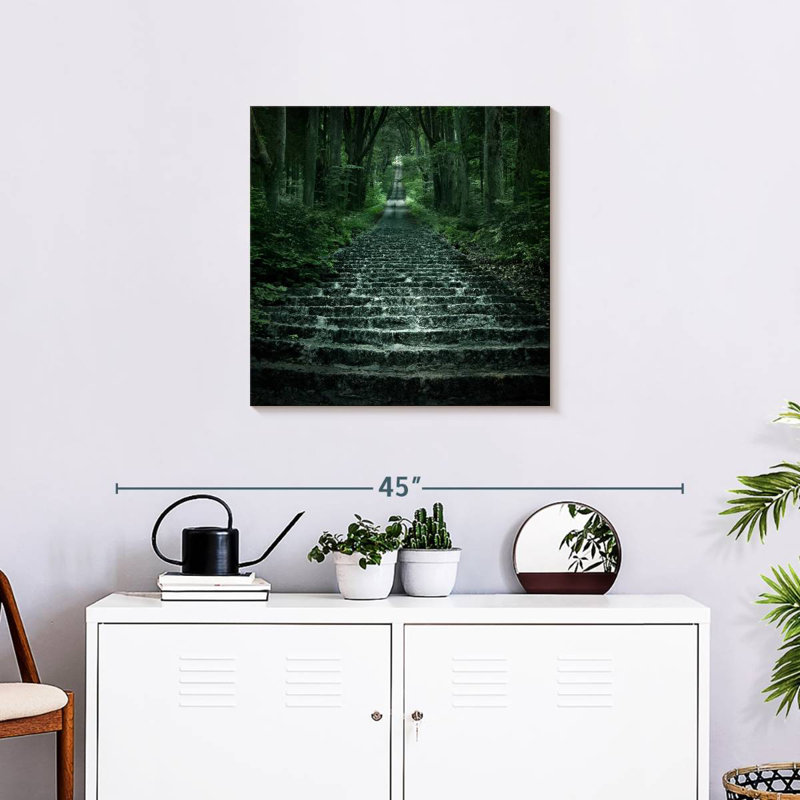 Alvord Forest Stone Stairway, 24" H x 24" W
