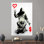 Impression sur toile Banksy Heart