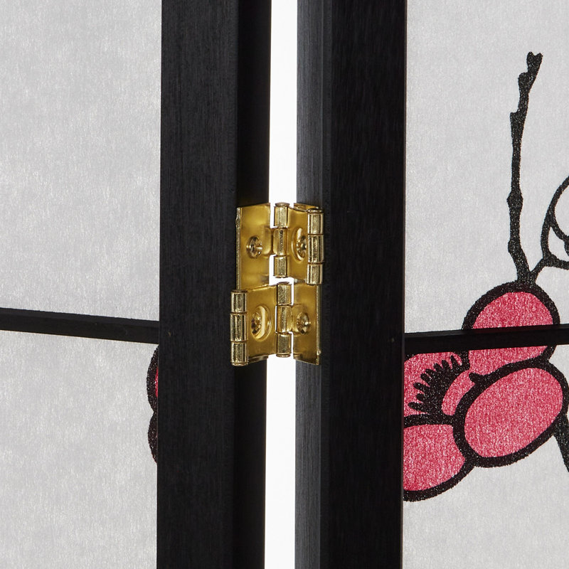 Room Divider Mouffetard Screen Partition Shoji Room Divider Wood, 3 panels