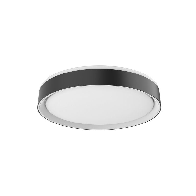 Essex 1 - Light LED Flush Mount, Black/White