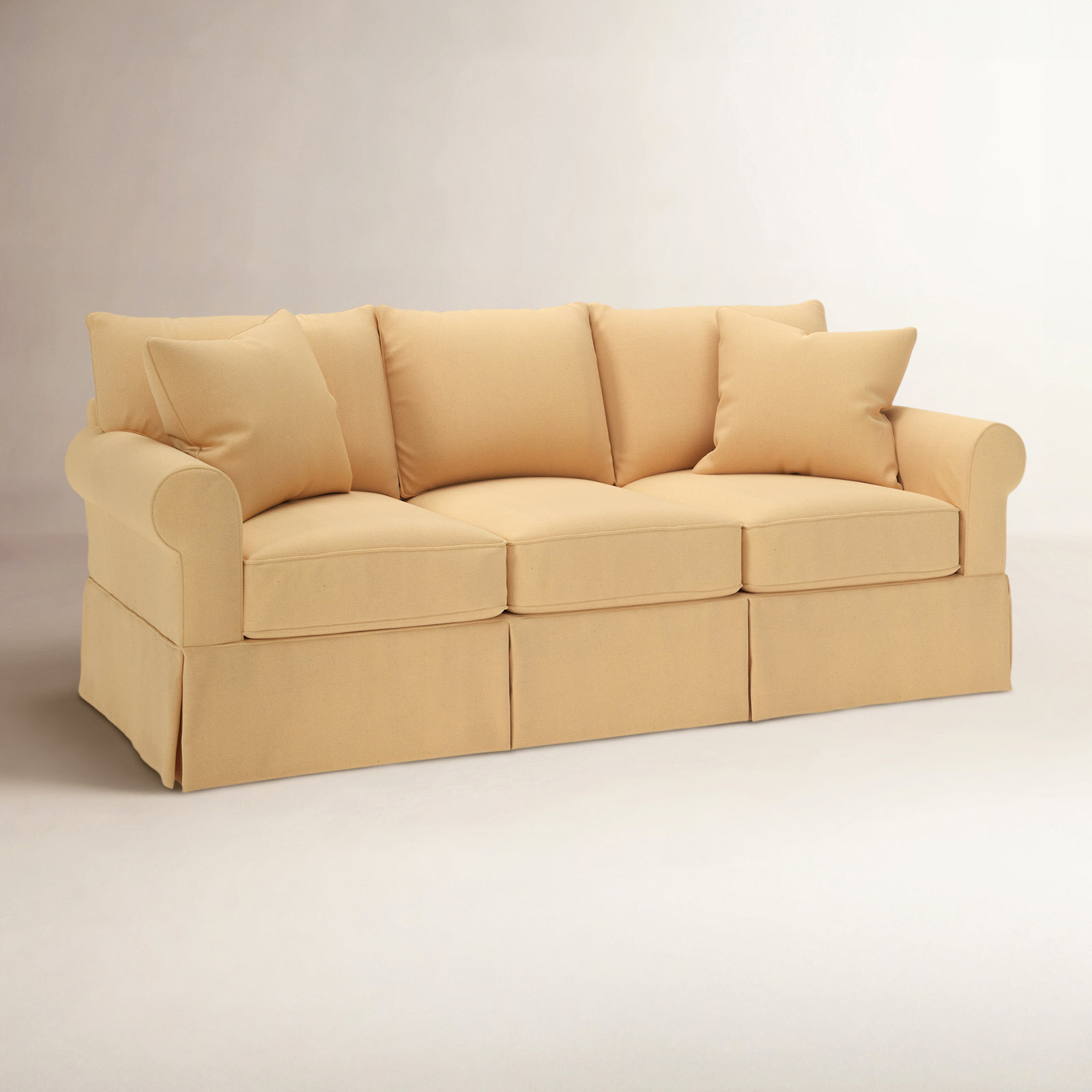Amari 89" Cotton Sofa, Bayou Sunshine