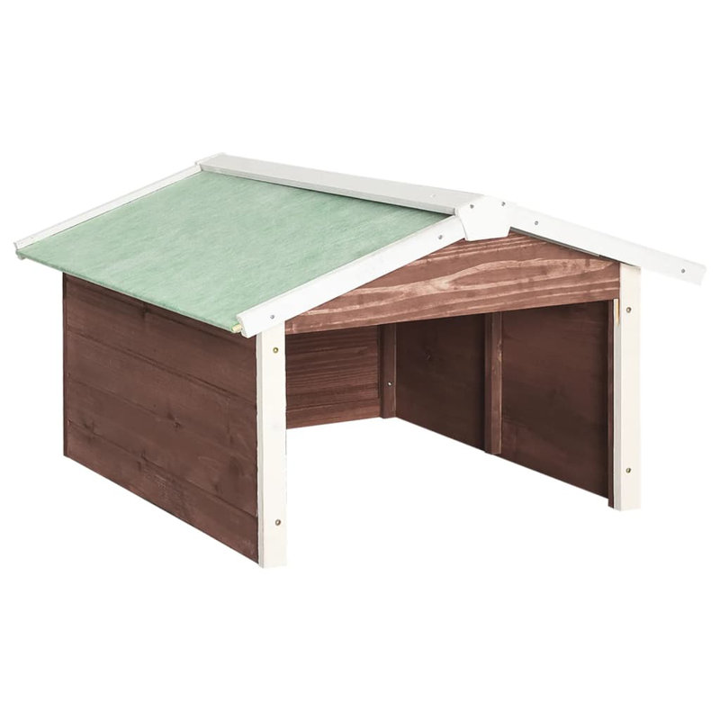 2.36 ft. W x 2.86 ft. D Solid Wood Traditional Tool Shed, Mocha