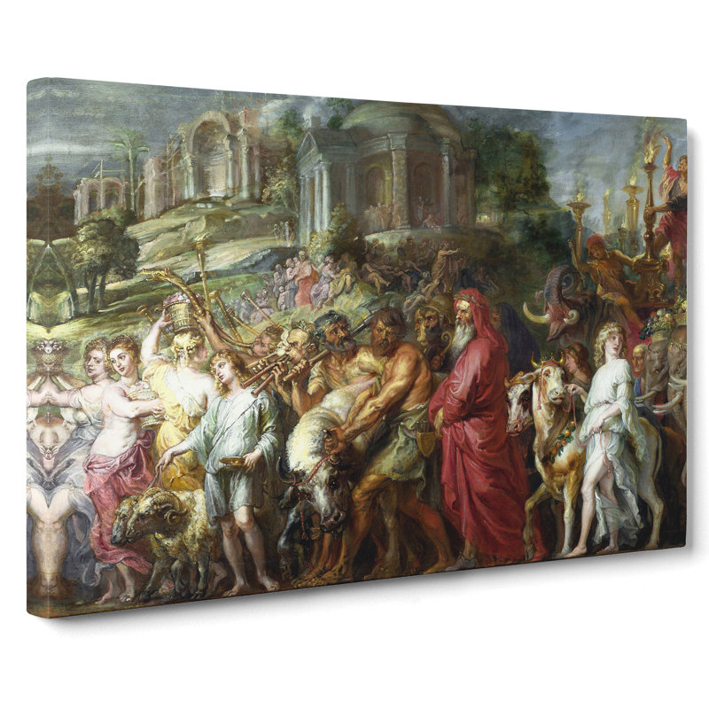 A Roman Triumph by Peter Paul Rubens - Wrapped Canvas Painting, 35cm H x 50cm W x 3cm D