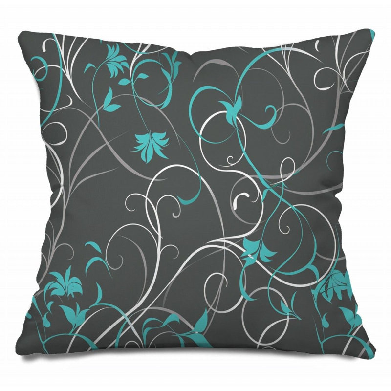  Coussin Floral, H 20 po x l 20 po
