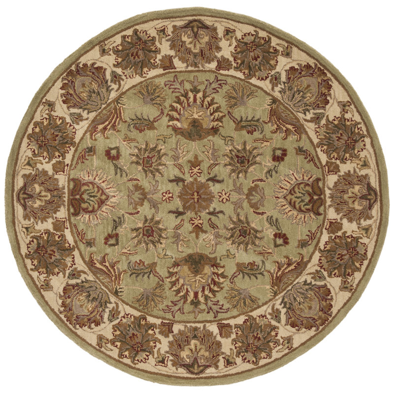 Cranmore Hand Tufted Wool Oriental Rug, Round 6'
