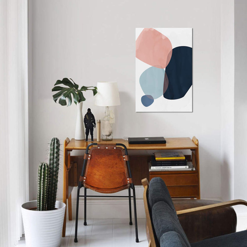 «graphic cl. "h" , impression sur toile, H 12 po x l 8 po x P 0,75 po, Toile tendue, Pas de tapis