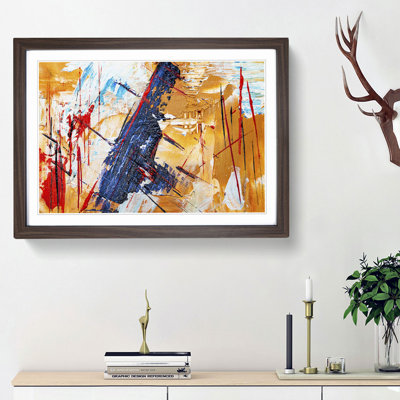 Abstract Art Painting Vol.167 by S.Johnson - Framed Print