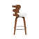 Swivel Upholstered Counter & Barstool With Wood Frame