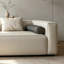 Chaise longue moderne en similicuir et bois de pin massif-133259399
