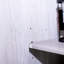 Armoire de rangement à 4 portes en miroir avec portes réglables H 67,4 po gris clair-125669164