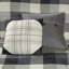 Édredon à chevrons gris 7 pièces S, garniture en tissu écossais Buffalo, édredon, 2 taies décoratives, 3 coussins décoratifs, jupe de lit, pièces de crête infroissables et froissables, thème facile à nettoyer-124915208-124915213