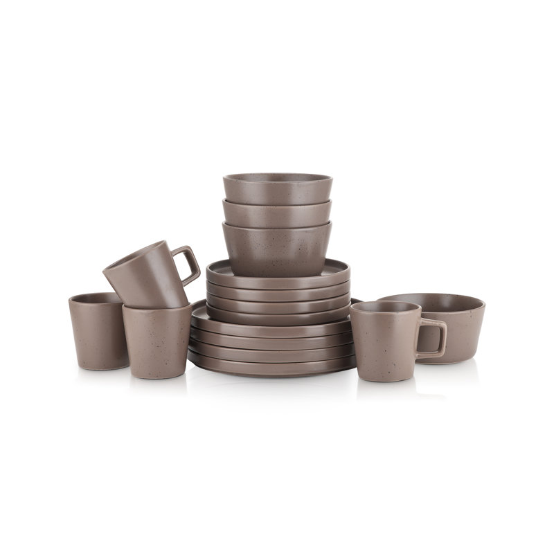 Celina Dinnerware Set, Brown, 32