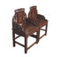 Asian Classic Solid Wood Arm Chair