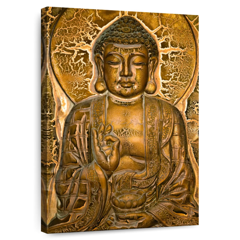 Adella Buddha Mural, 45" H x 30" W