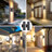 5Cct Integrated Led Cylinder Up Down Outdoor Wall Light, Aluminum Waterproof Wall Sconce, Exterior Light Fixture Hardwired Wall Mount Front Door Porch Light