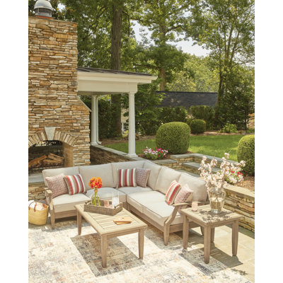 Canapé modulaire d'extérieur 3 pièces Keila