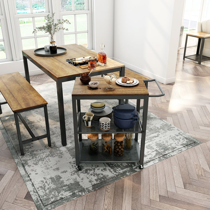 Charette Metal Bar Cart