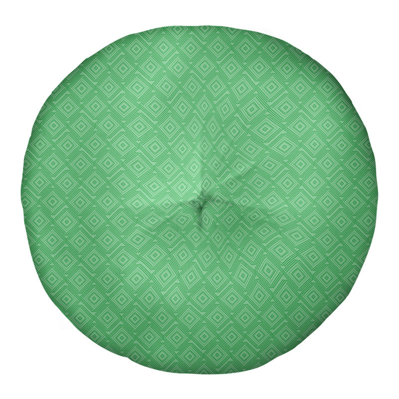 Coussin de sol Katelyn Elizabeth, 26 po x 26 po, Vert