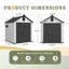 6 Ft.W *6 Ft.D Outdoor Resin Storage With Floor