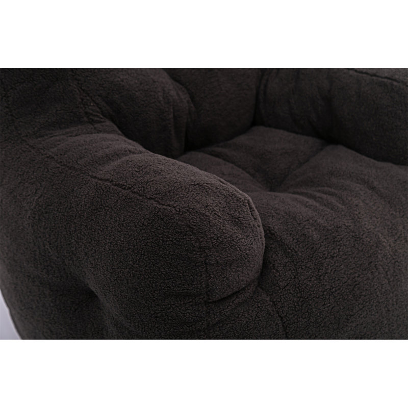 Bean Bag Chairs For Adults Oversize Bean Bag Sofa Chair With High Density Memory Foam Bean Bag Chair Lazy Chair With Armrest