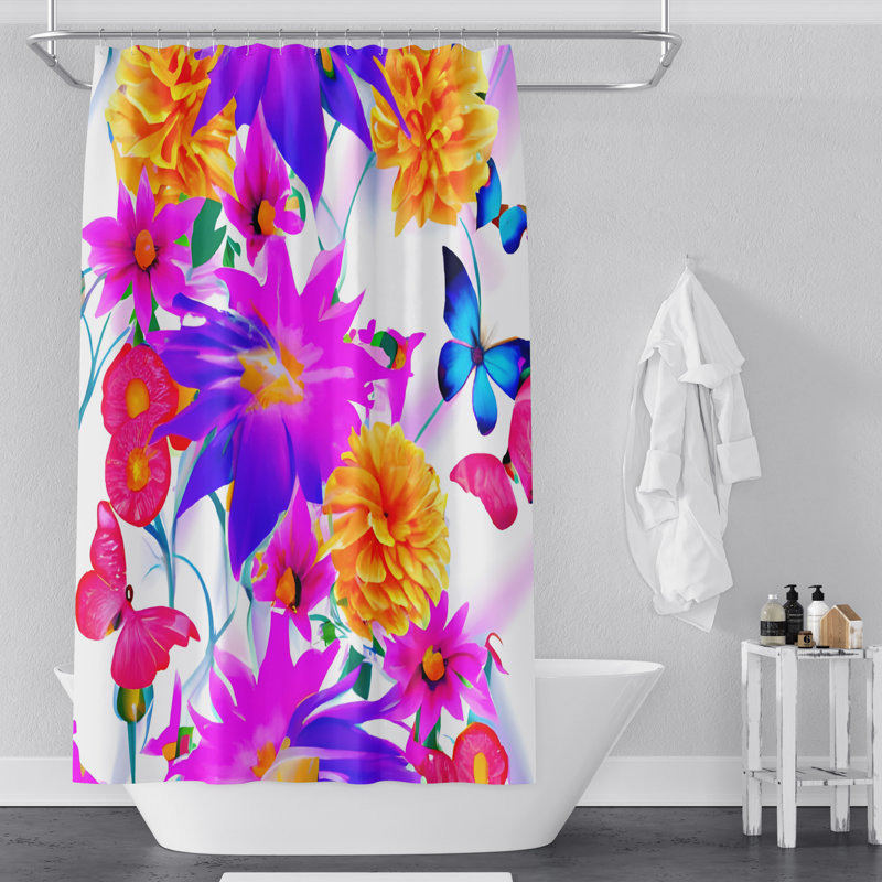 Rideau de douche Cyntha, H 72 po x l 70 po