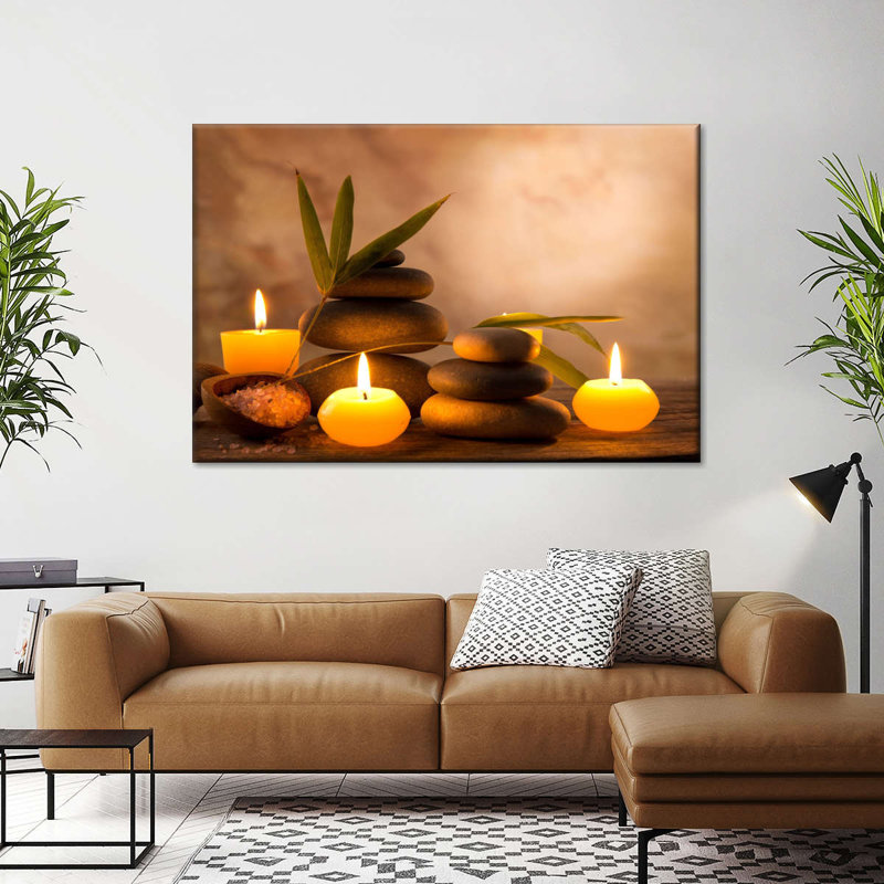 " Spa Aromatic Candles Canvas Print ", 30" H x 20" W x 1.25" D