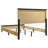Natural Pine Panel Bed