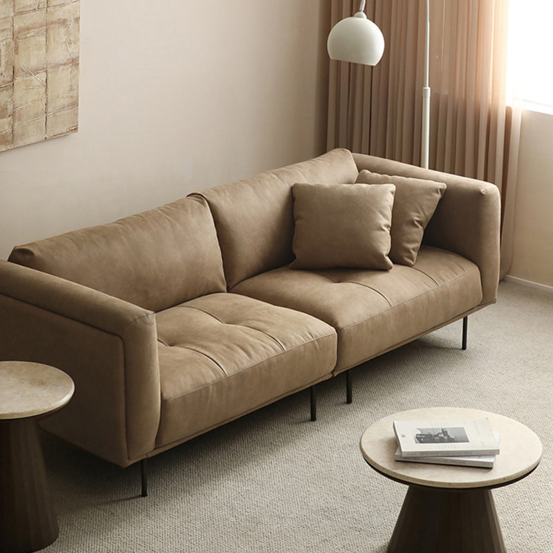 100% Polyester Modular Sofa cushion couch, 31.5" H x 110.24" W x 36.22" D, 4, Camel