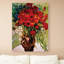  Art mural sur toile tendue - "Van Daisies and Poppies" de Vincent van Gogh pour décoration de salon, de chambre à coucher ou de bureau - 24 x 32-31104977