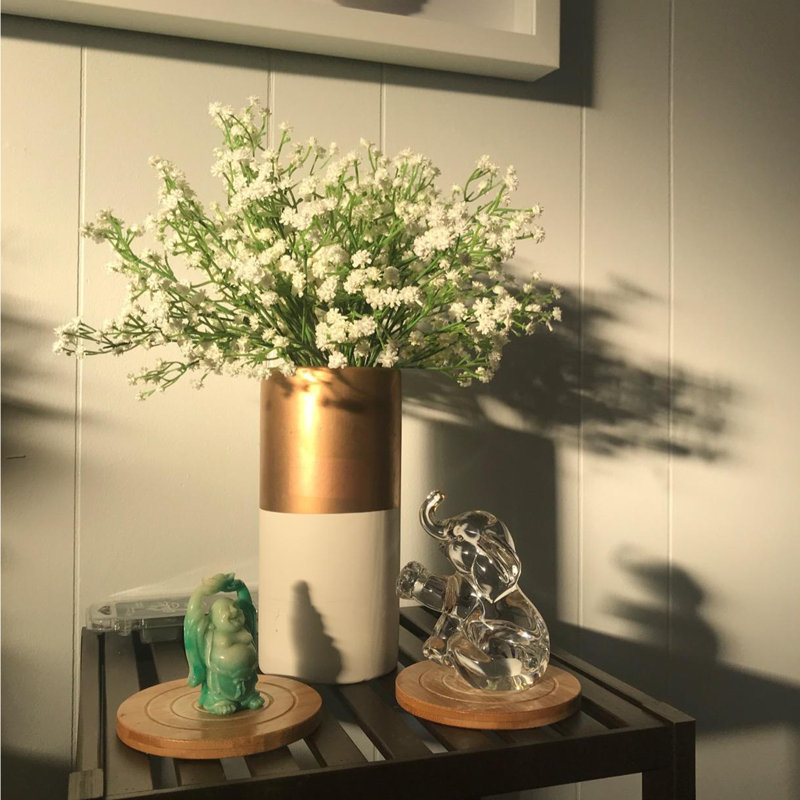 10-Pieces Baby's Breath Centerpiece (not include vase)