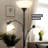 Dome Double Led Floor Lamp, Dimmable Super Bright Floor Lamp With 2 Reading Lamps For Living Rooms & Offices-1875570565