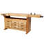 9 Drawer Butcher Block Workbench,a heavy-duty workbench with valuable storage space