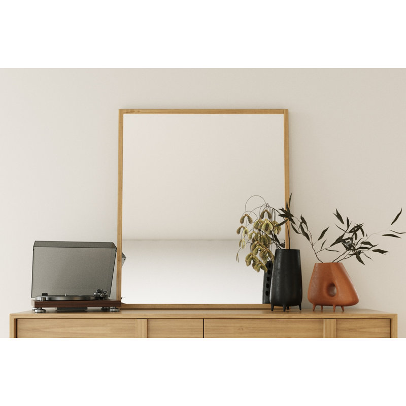 Rectangle Mirror, Oak
