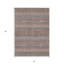 Tapis intérieur gris lavable à motif de médaillon 3 pi x 5 pi