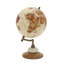 Globe terrestre en bois de manguier