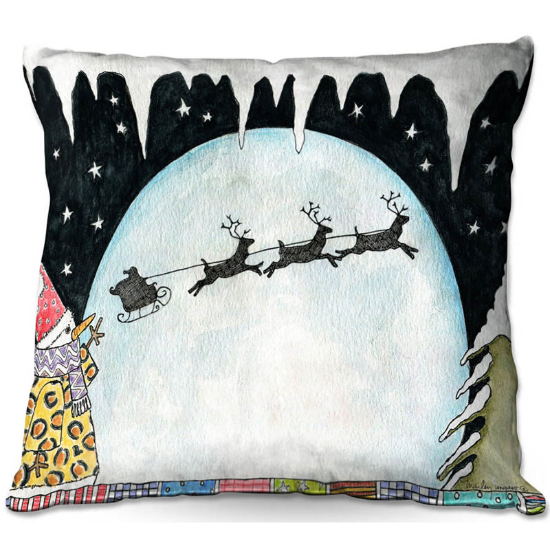 Reversible Throw Pillow, 18" x 18"