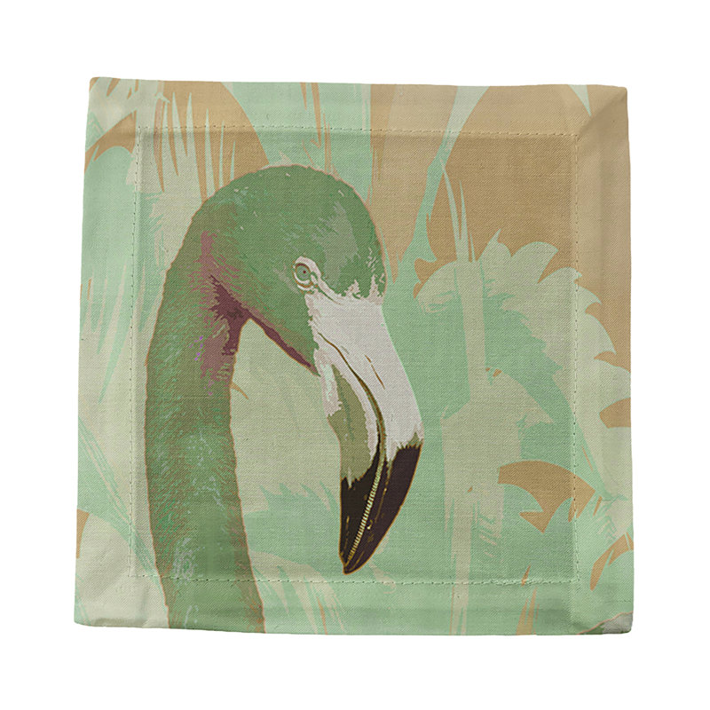 Palm Springs Cotton Sateen Cocktail Napkins, Belize
