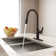 CASAINC Single-Handle Pull-Down Kitchen Faucet Single Hole Faucet