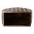 Modern Aluminum Planter with Textured Geometric Design and Tapered Square Shape for Contemporary Style Decor - 29"-1994852697