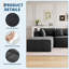 Canapé modulaire en forme de L Boneless, canapé en chenille à assise profonde pour salon-1887591400