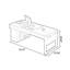 Bureau d'ordinateur en bois massif, bureau en cuir avec armoires latérales-875818192-875818197-875818194
