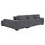 Canapé modulaire rembourré Briner Gris anthracite Briner-379699102