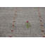 Tapis tribal gris Gabbeh 5 x 8 po