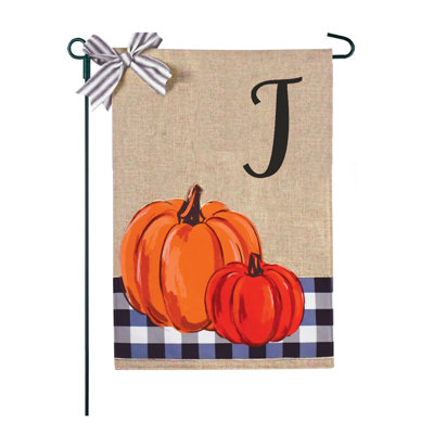 Monogramme Buffalo Check Pumpkins
