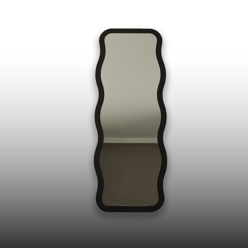 Unique Freestanding Curved Full Length Mirror