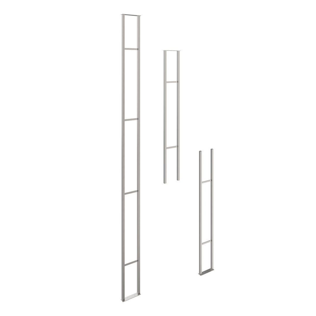 Indurial Floor-to-Ceiling Wine Rack Frame Rebrilliant 