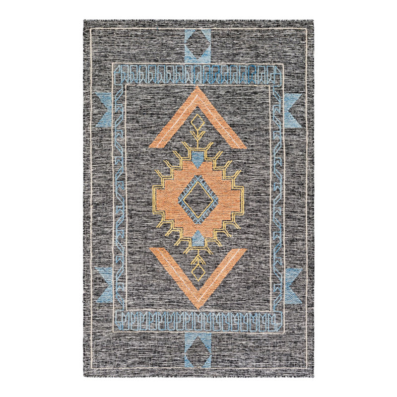 Haymana Rose Roop Haymana Rug, Rectangle 5'1" x 8'
