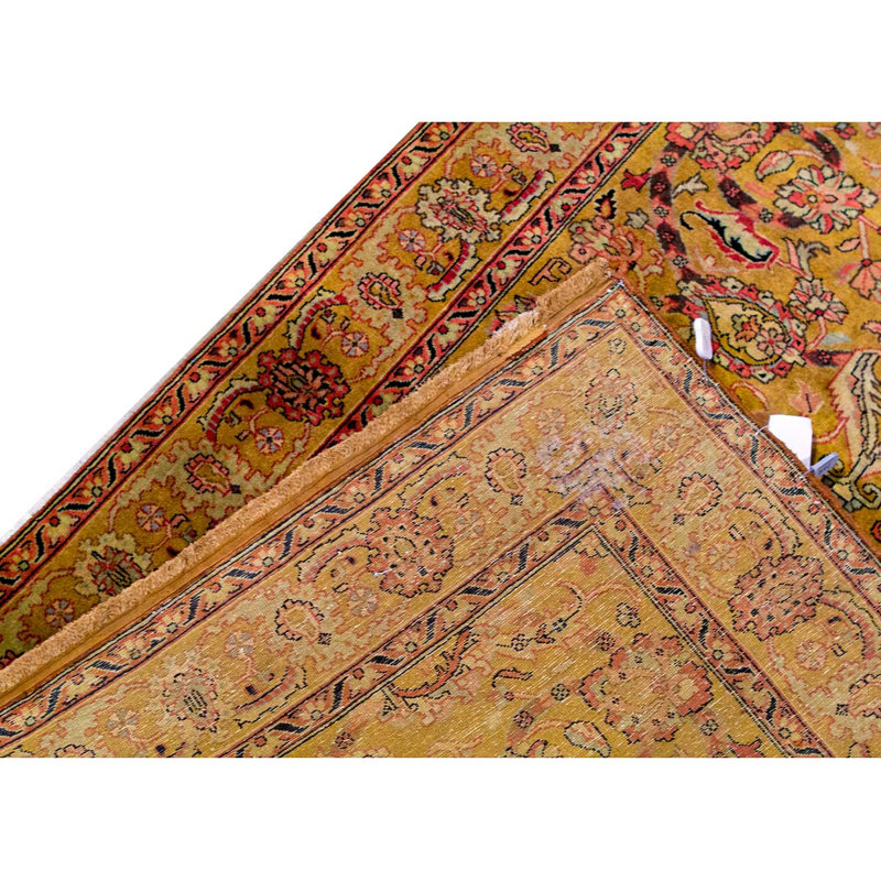 Hand-Knotted High-Quality Gold Area Rug
