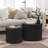 19.7" Round Nesting Coffee Table Set-1490775552